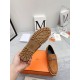 Hermes Women's Faubourg Loafers in Brown Suede Leather