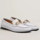 Hermes Women's Colette Loafers in White Leather