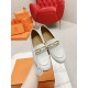 Hermes Women's Colette Loafers in White Leather