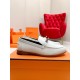 Hermes Women's Destin Loafers in White Leather