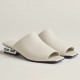 Hermes Women's Idole Sandals in White Leather