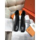 Hermes Imperial 50 Ankle Boots in Black Calfskin