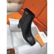 Hermes Imperial 50 Ankle Boots in Black Calfskin