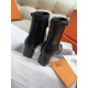 Hermes Imperial 50 Ankle Boots in Black Calfskin