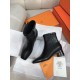 Hermes Imperial 50 Ankle Boots in Black Calfskin