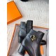 Hermes Jill 60 Ankle Boots in Black Calfskin