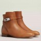 Hermes Neo Ankle Boots in Brown Calfskin