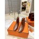 Hermes Neo Ankle Boots in Brown Calfskin