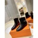 Hermes Neo Ankle Boots in Black Calfskin