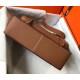 Hermes Steve 35 Messenger Bag In Brown Clemence Calfskin