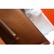 Hermes Steve 35 Messenger Bag In Brown Clemence Calfskin