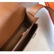 Hermes Steve 35 Messenger Bag In Brown Clemence Calfskin