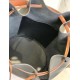 Loewe Medium Balloon Bucket Bag In Black/Tan Calfskin