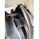 Loewe Medium Balloon Bucket Bag In Black Calfskin