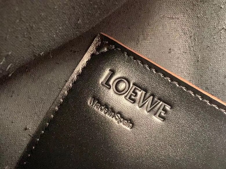 Loewe Medium Balloon Bucket Bag In Black Calfskin