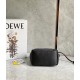 Loewe Small Cubi Hobo Bag in Black Anagram Jacquard