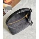 Loewe Small Cubi Hobo Bag in Black Anagram Jacquard