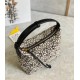 Loewe Small Cubi Hobo Bag in Ecru/Black Anagram Jacquard