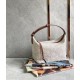 Loewe Cubi Hobo Bag in Ecru Anagram Jacquard