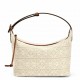 Loewe Cubi Hobo Bag in Ecru Anagram Jacquard