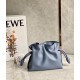 Loewe Flamenco Mini Clutch In Atlantic Blue Nappa Leather