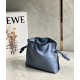 Loewe Flamenco Mini Clutch In Atlantic Blue Nappa Leather