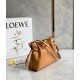 Loewe Flamenco Mini Clutch In Brown Nappa Leather