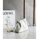 Loewe Flamenco Mini Clutch In White Nappa Leather