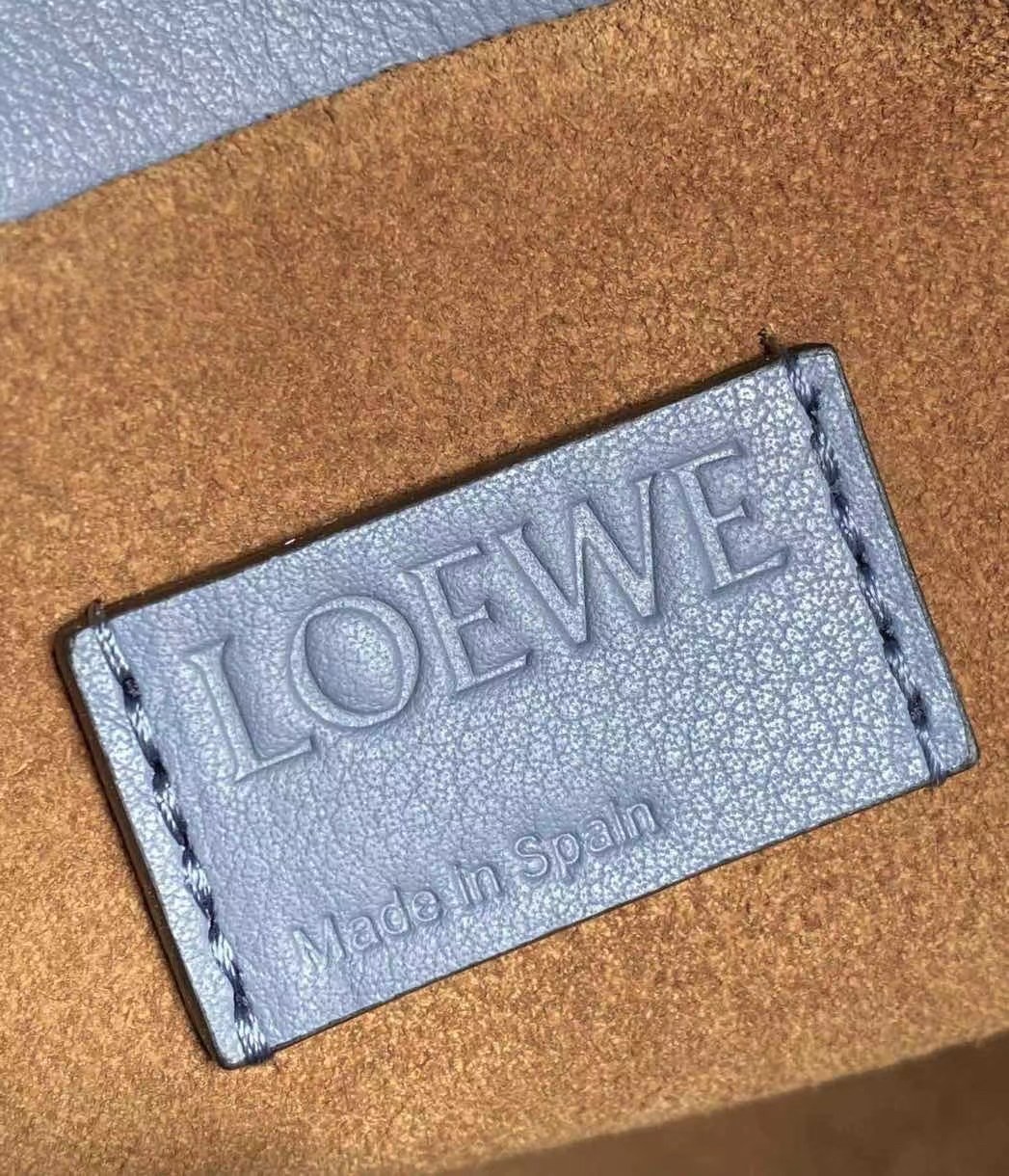 Loewe Flamenco Clutch In Atlantic Blue Nappa Leather