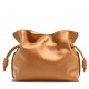 Loewe Flamenco Clutch In Brown Nappa Leather