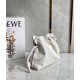 Loewe Flamenco Clutch In White Nappa Leather