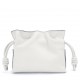 Loewe Flamenco Nano Clutch In White Nappa Leather