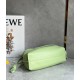 Loewe Flamenco Clutch Bag In Lime Green Leather