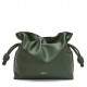 Loewe Flamenco Clutch Bag in Bottle Green Nappa Calfskin