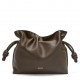 Loewe Flamenco Clutch Bag in Chocolate Nappa Calfskin