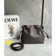 Loewe Flamenco Clutch Bag in Chocolate Nappa Calfskin