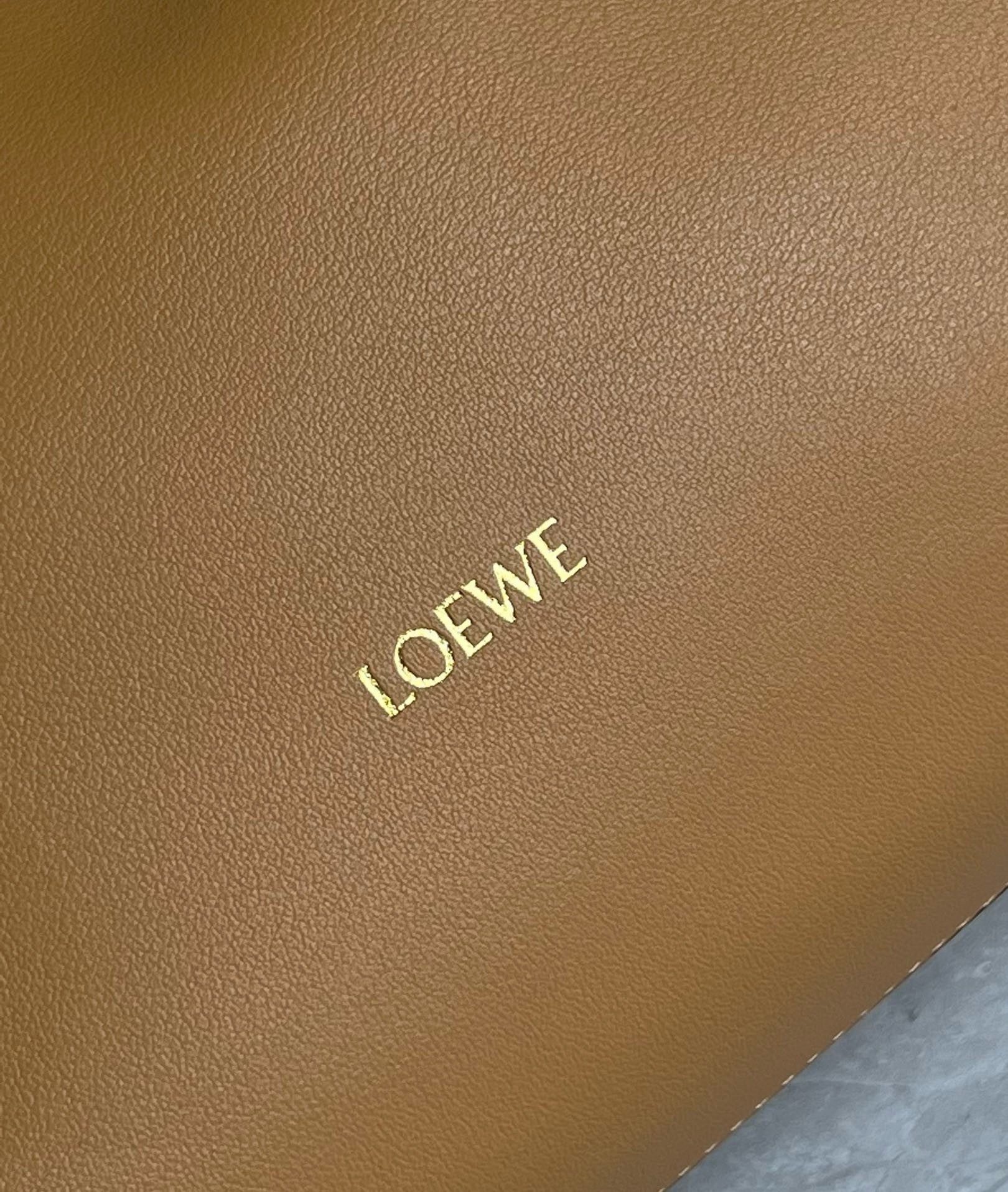 Loewe Flamenco Clutch Bag in Warm Desert Nappa Calfskin