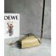 Loewe Mini Flamenco Clutch Bag in Clay Green Nappa Calfskin