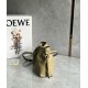 Loewe Mini Flamenco Clutch Bag in Clay Green Nappa Calfskin