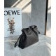 Loewe Mini Flamenco Clutch Bag in Chocolate Nappa Calfskin