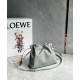 Loewe Mini Flamenco Clutch Bag in Pearl Grey Nappa Calfskin