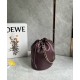 Loewe Flamenco Purse Bucket Bag in Burgundy Nappa Lambskin