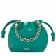 Loewe Mini Flamenco Purse Bag in Green Nappa Lambskin