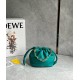 Loewe Mini Flamenco Purse Bag in Green Nappa Lambskin