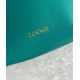 Loewe Mini Flamenco Purse Bag in Green Nappa Lambskin