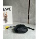 Loewe Mini Flamenco Purse Bag in Black Nappa Lambskin