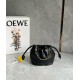 Loewe Mini Flamenco Purse Bag in Black Nappa Lambskin