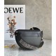 Loewe Mini Gate Dual Bag In Black Calfskin