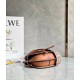 Loewe Mini Gate Dual Bag In Tan Calfskin