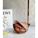 Loewe Mini Gate Dual Bag In Tan Calfskin